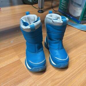Lands' End Youth Blue Winter Snow Boots